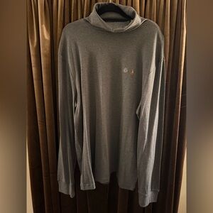 Ralph Lauren Polo Gray Turtleneck Long Sleeve with Logo